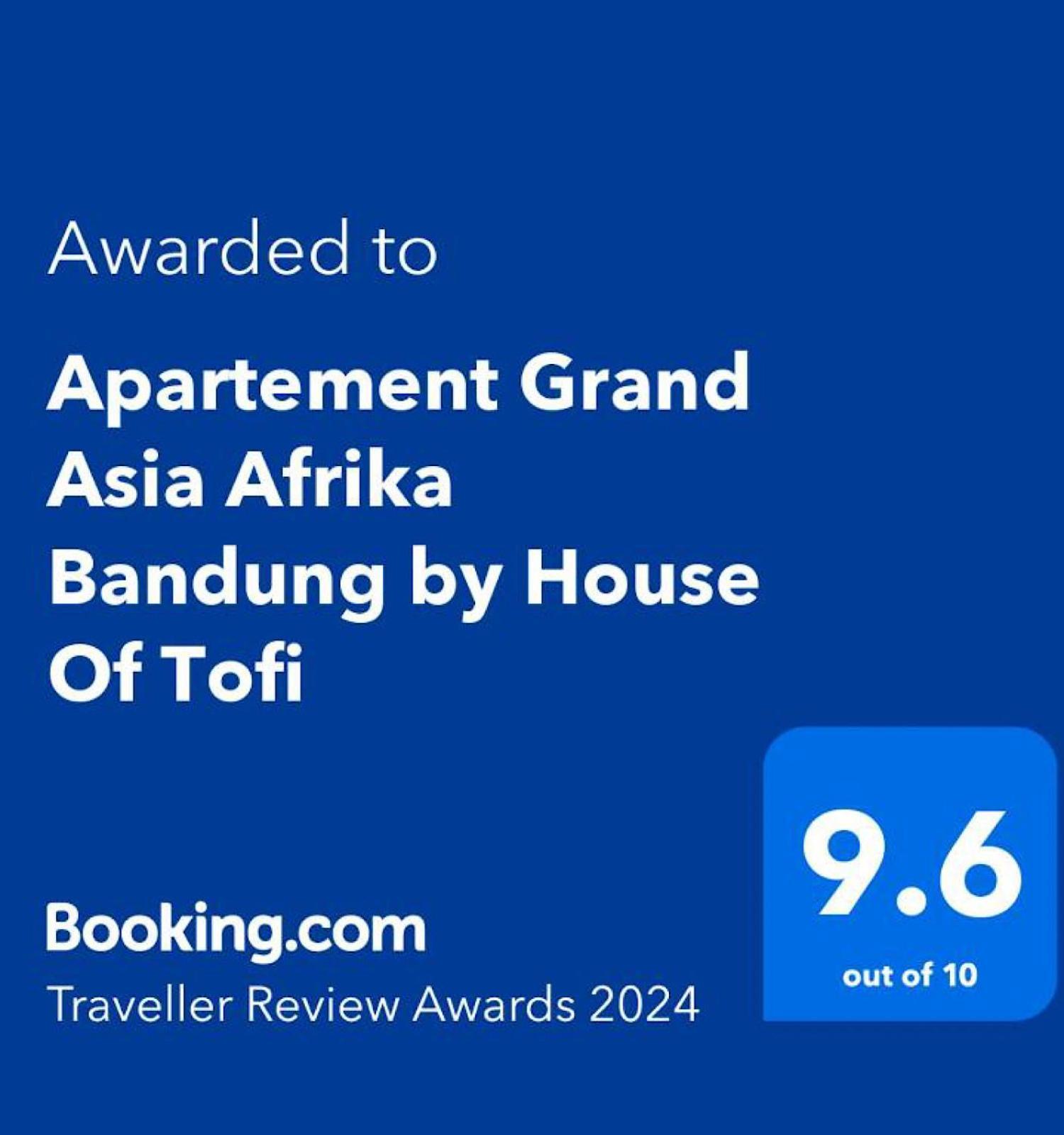 Apartement Grand Asia Afrika Bandung House Of Tofi Ngoại thất bức ảnh